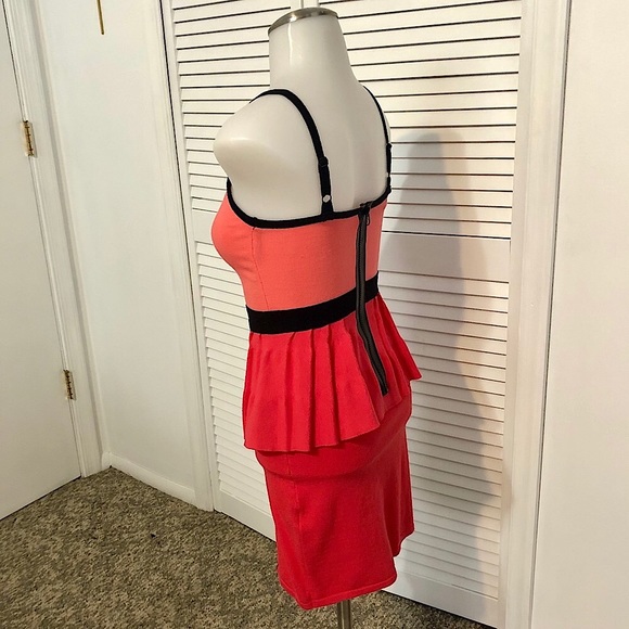 NWOT Bebe pink peplum dress - Picture 12 of 16